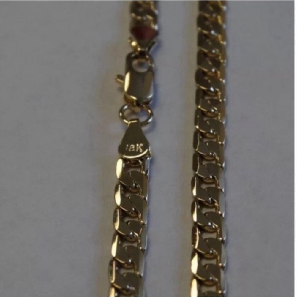 New 18k Gold Unisex Cuban Link Classic Minimalist Chain Handcrafted Necklace - Picture 16 of 16